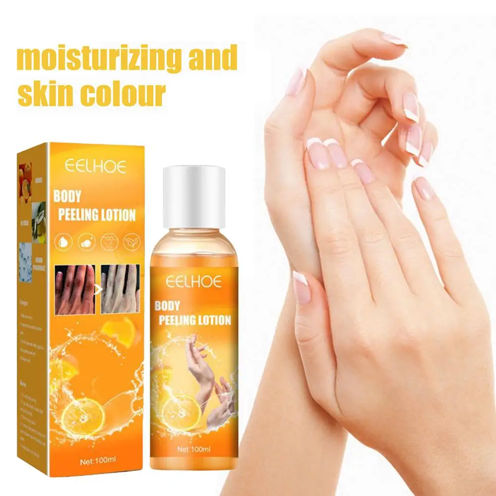 Huile de peeling à l'orange, 100ml, gel de gratitude pour le corps, extinction douce, mise en garde, ramen, orange déchirable, vente en gros, A4M8