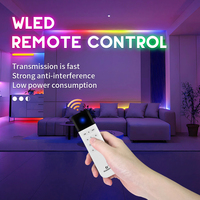 GLEDOPTO WLED Remote Control ESP Now 7 Group Preset Scenes 2.4GHz WiFi Wireless 50M Distance On OFF Dimmable Brightness Adjust