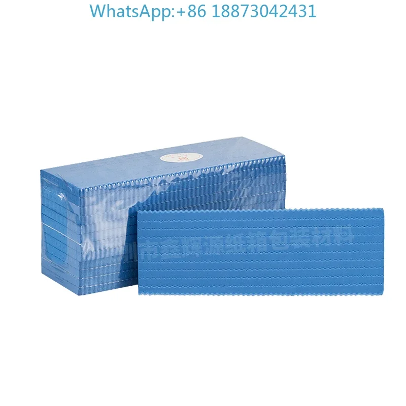 Automatic die-cutting machine elastic rubber high elastic sponge pad blue 55 degree sponge die-cutting self-adhesive strip.a box