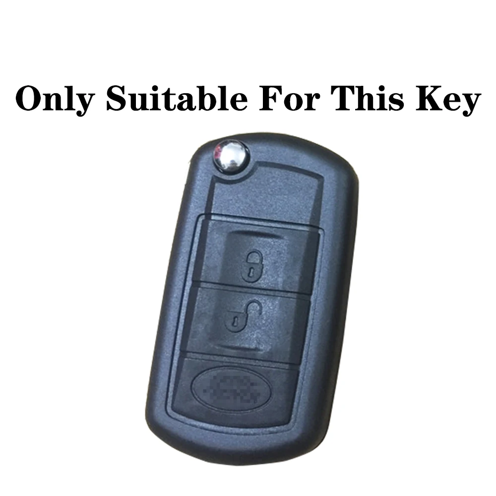 New Fashion Style Silicone Car Key Case Fob Cover For LAND ROVER Range Rover Sport LR3 Discovery Protected 3 Buttons