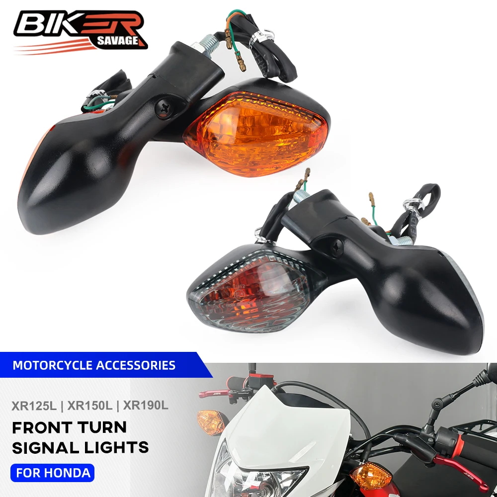 

XR190 Turn Signal Light Indicator For Honda XR190L XR150L XR120L 2014-2024 Motorcycle Front Indicator Lamps Flashing Accessories
