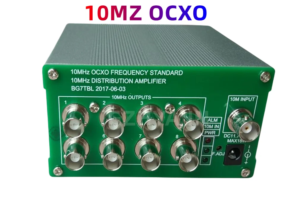 The Latest  10MZ OCXO  Frequency Divider, Clock Divider, Distribution Amplifier, 1 Input, 8 Output OCXO frequency standard