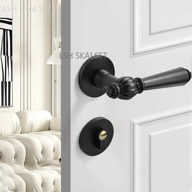 Exquisite Zinc Alloy Bedroom Door Lock Interior Wooden Door Split Lock Mute Security Door Locks High Quality Hardware Lockset