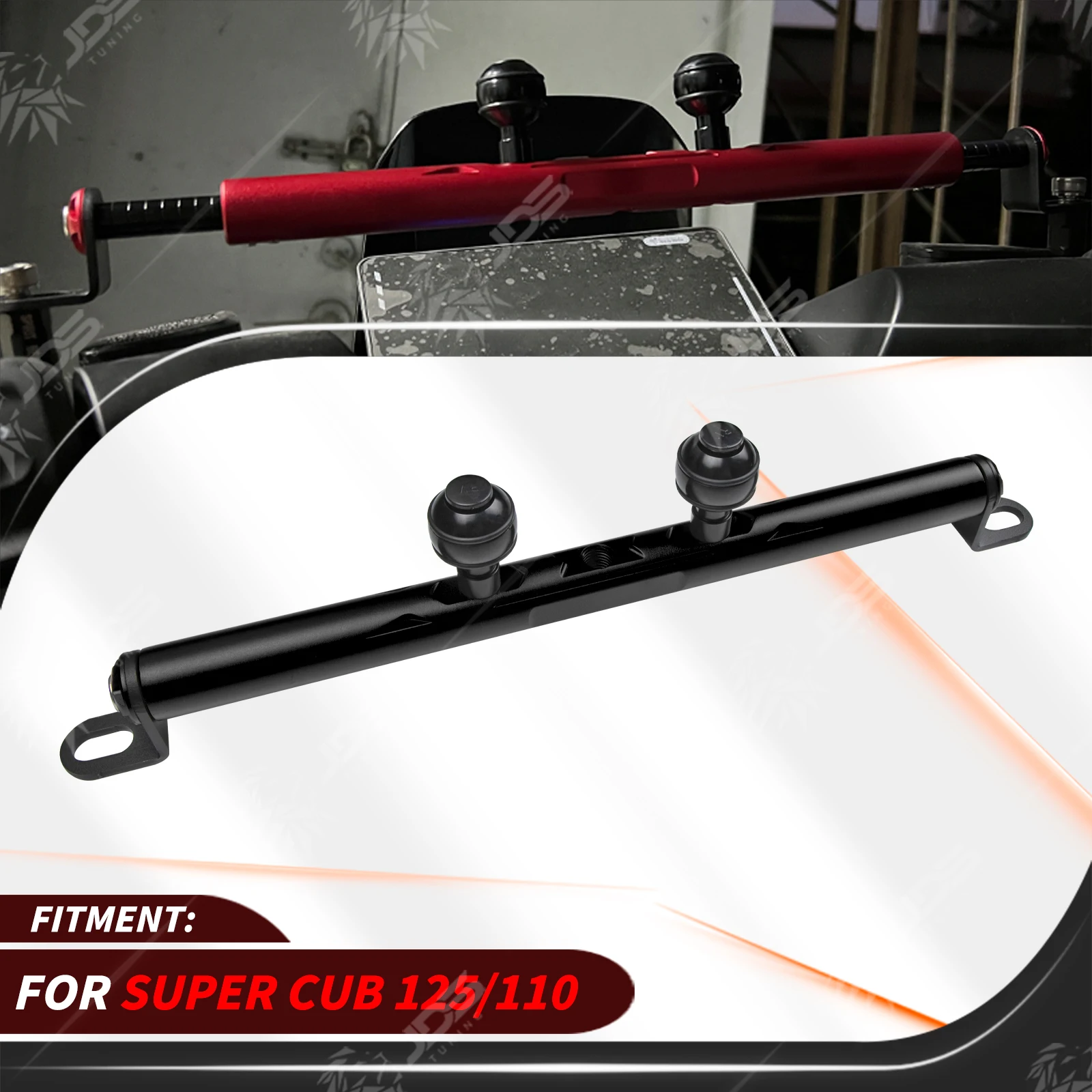For HONDA SUPER CUB 125/110 Crossbar Balance Beam Multifunction Bar Phone Holder Bracket Accessories Parts