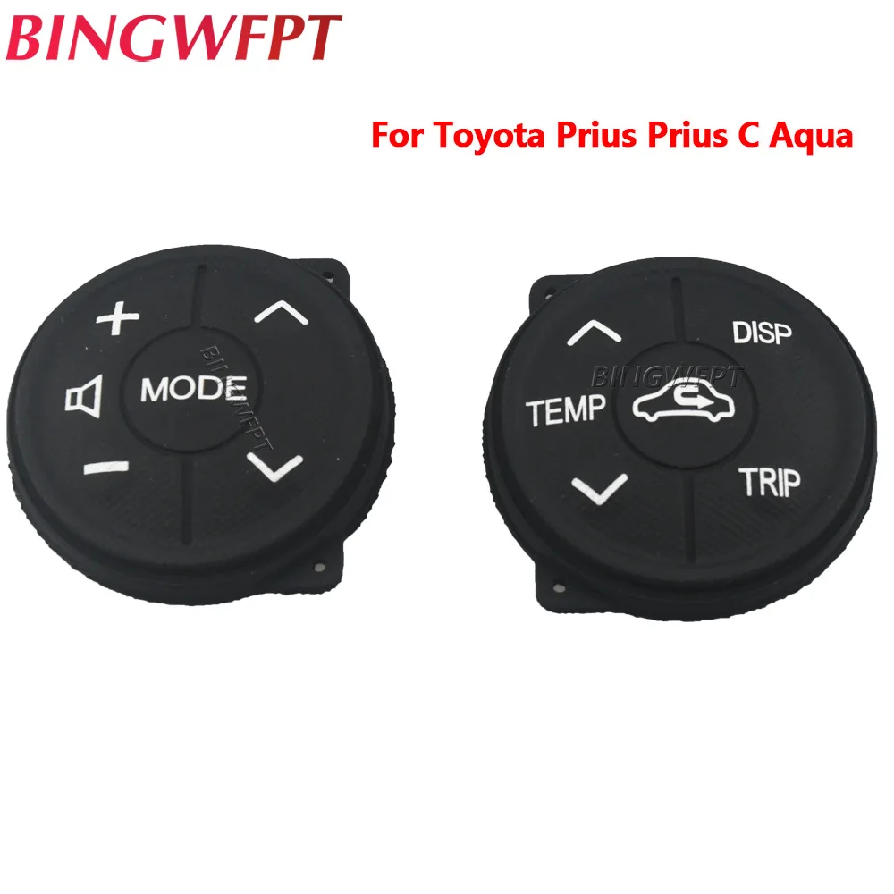 

2pcs For Toyota Prius steering wheel button soft cushion