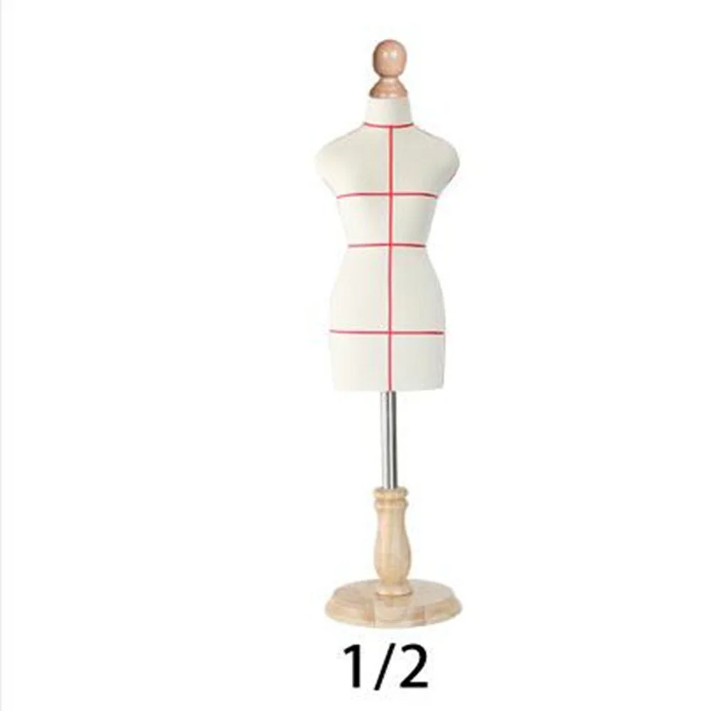 Female Sewing Clothes Art Mannequin Body Busto Dress for Standard 1:2 Scale Jersey Bust Can Pin