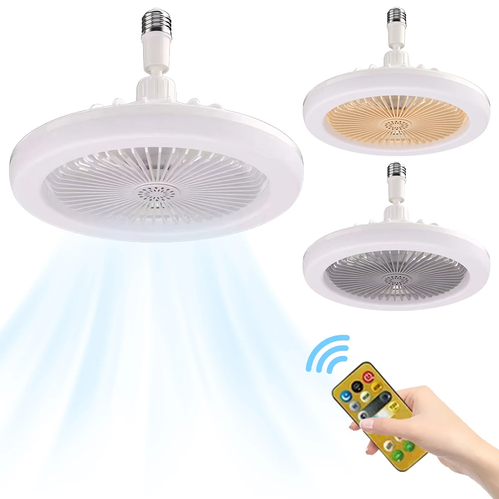 30W Aromatherapy Fan Lamp Remote Control E27 Aroma Ceiling Fan Light 3 Speeds LED Light Aromatherapy Fan for Bedroom Living Room