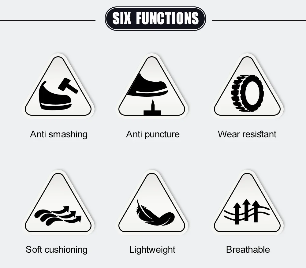 Men Winter Work Safety Boots Lightweight Steel Toe Work Shoes Men Waterproof Warm Security Protection Safety Shoes