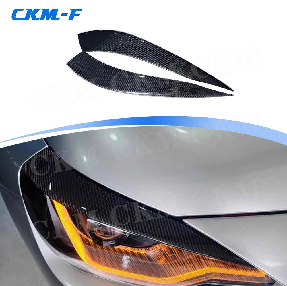 

Для BMW 2 серии G87 M2: Накладки на фары из настоящего карбона, крышки для фар, аксессуары для кузова, комплекты обвесов