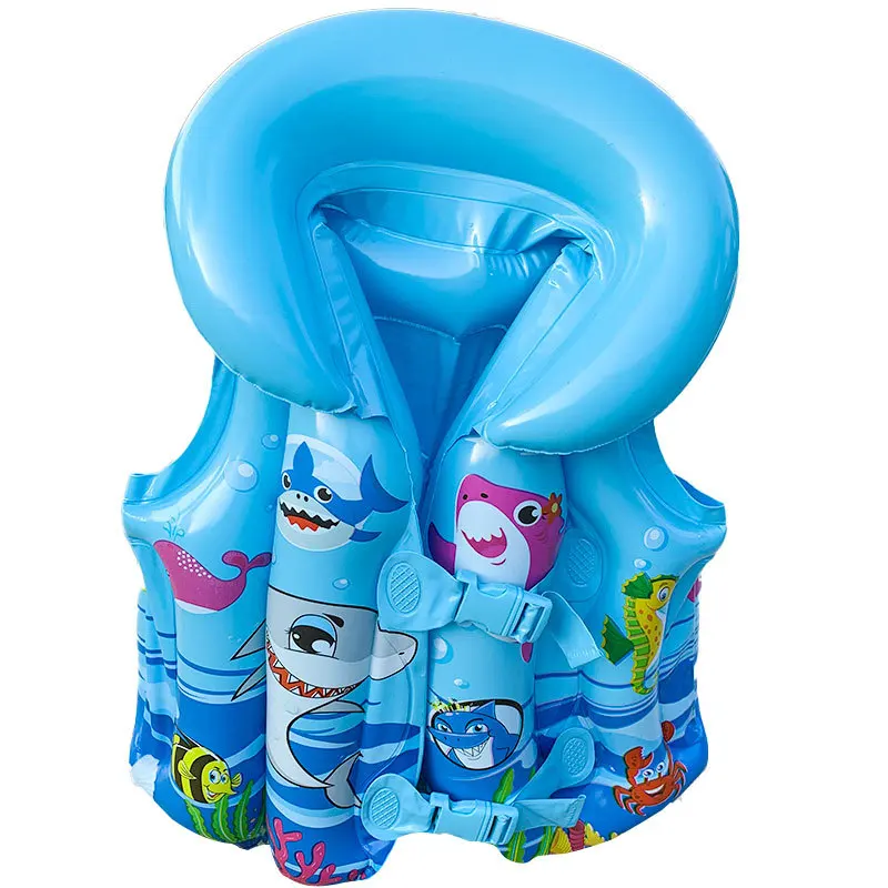 1-5PCS Inflatable Life Vest for Kids Swimming Floatie Toddler PVC Buoyancy Vest Children‘s Swim Jacket for Pool  Beach Safety view 6