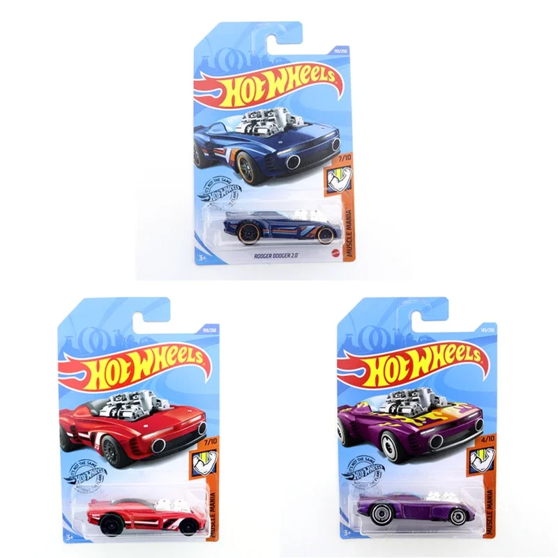 2021 RODGER DODGER 2.0 Original Hot Wheels Mini Alloy Coupe 1/64 Metal Diecast Model Car Kids Toys Gift