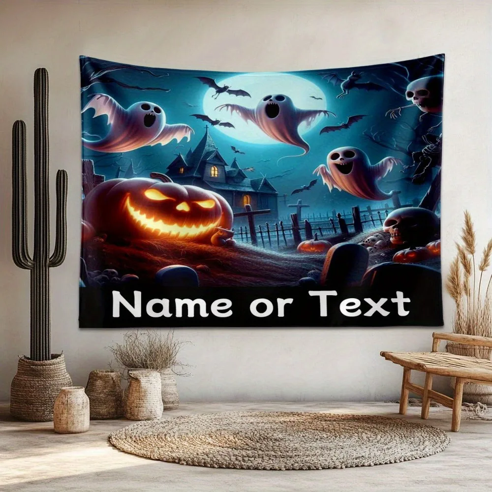 1PC Custom Tapestry Personalized Name Tapestry Wall Hanging for Bedroom, Living Room & Dorm Decor, Modern Home Wall Art