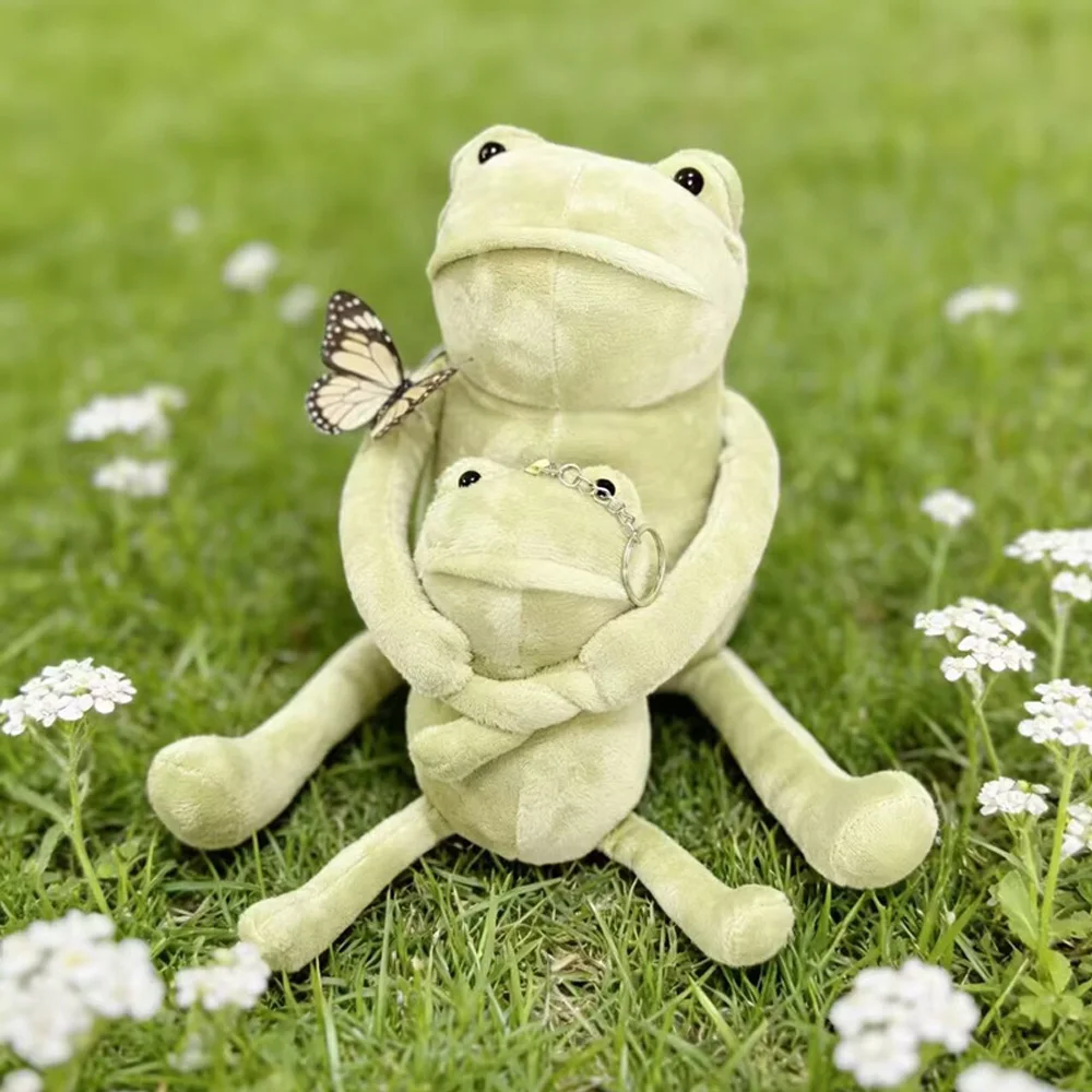 Plush Cartoon Frog Toys Cute Dumb Expression Soft Fluffy Companion for Home Decor Gifts Juguete Rana Peluche Regalo Decoración