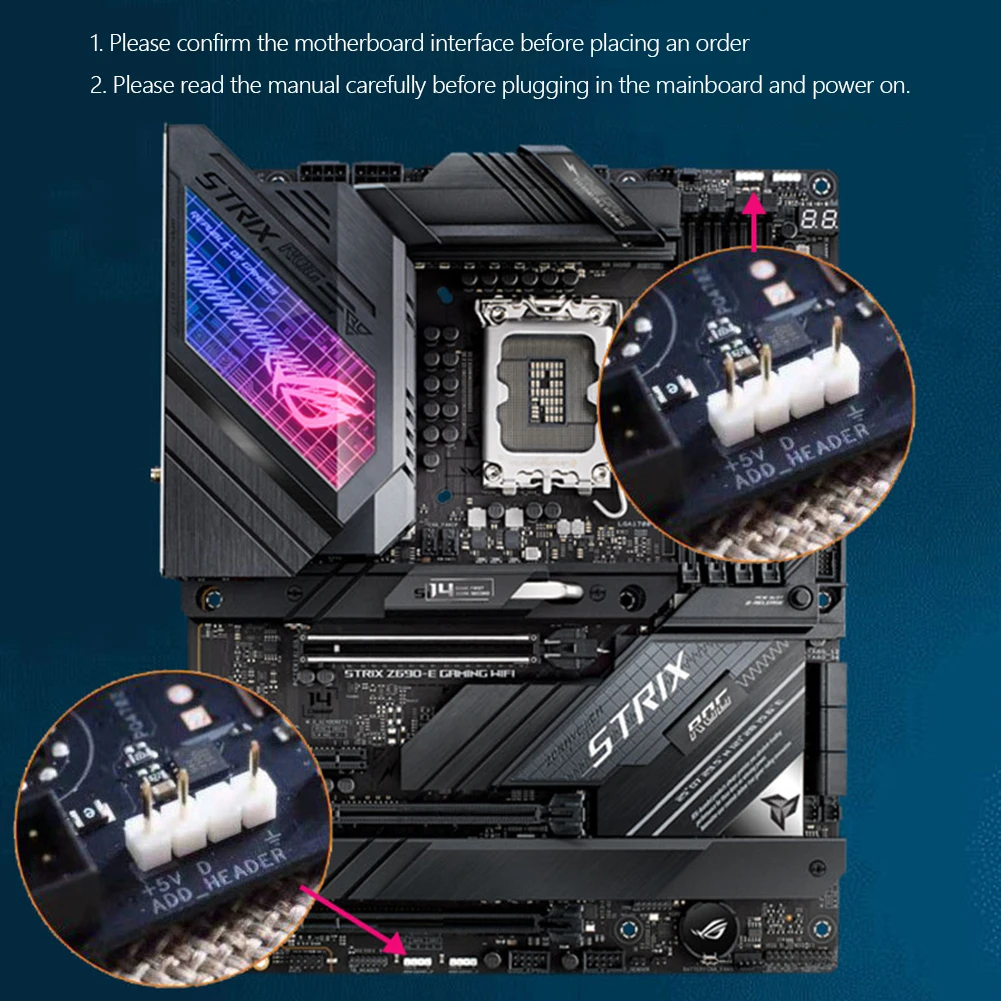 For FinalCool Aluminum ARGB M.2 NVMe 2280 SSD Hard Disk Heatsink Heat Dissipation Radiator Cooling  Therma Pads Cooler Accessory