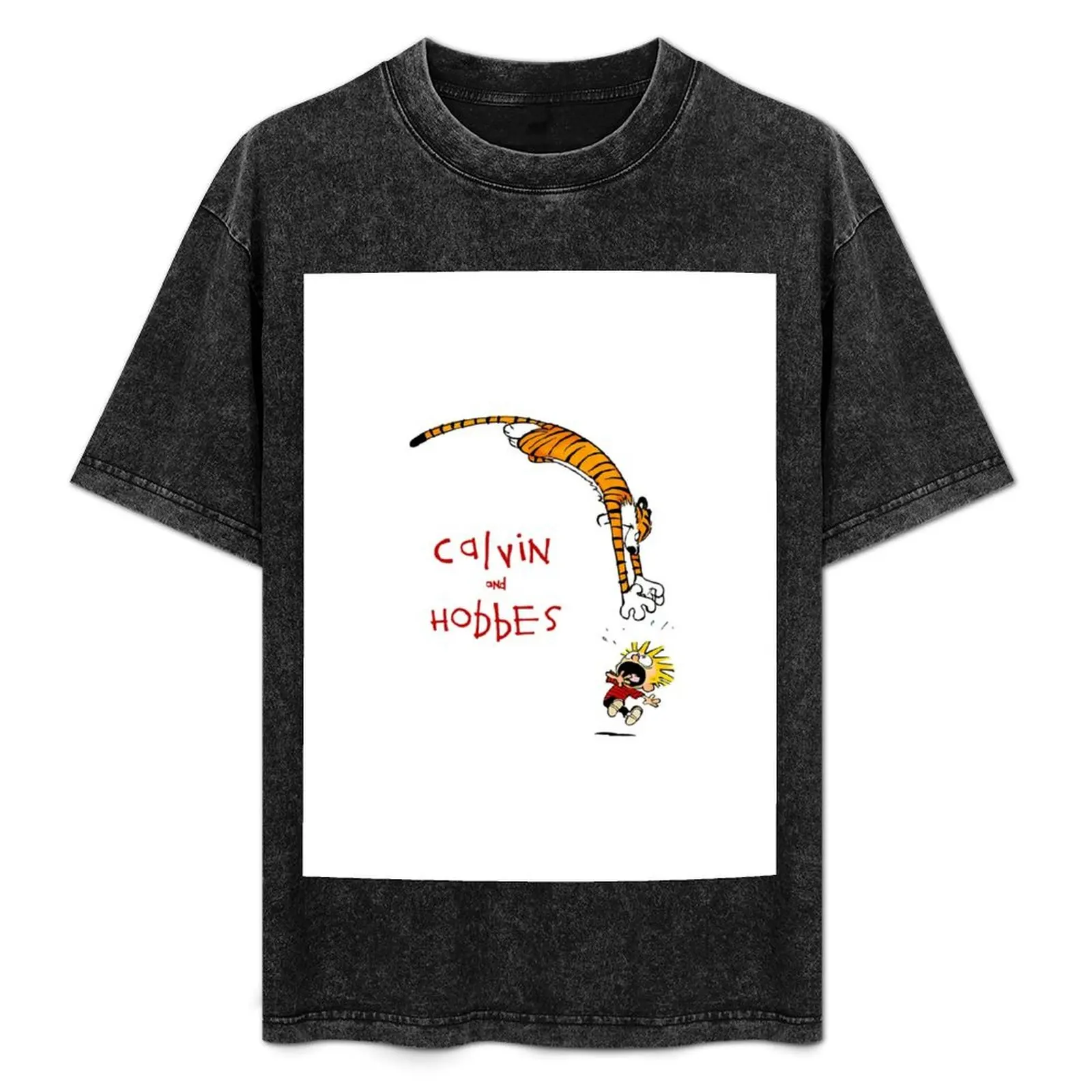 

Calvin and Hobbs Vintage T-Shirt oversize t-shirts man customs mens clothing