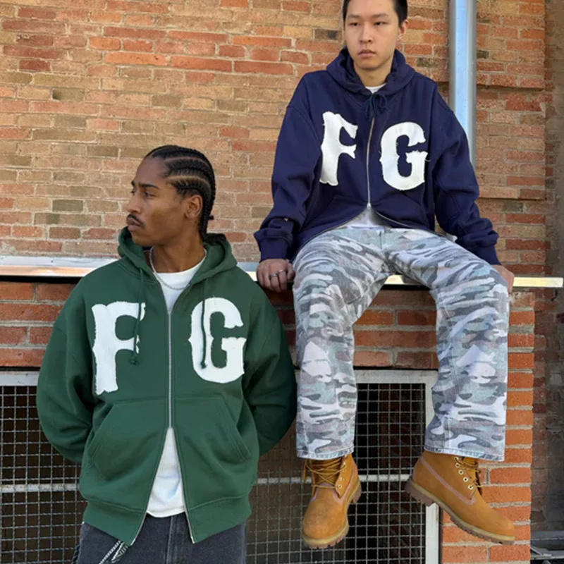 

Американская толстовка с капюшоном на молнии в стиле Y2k Harajuku синего цвета с крупным буквенным принтом для женщин, модная и оригинальная толстовка в стиле хип-хоп для пар.