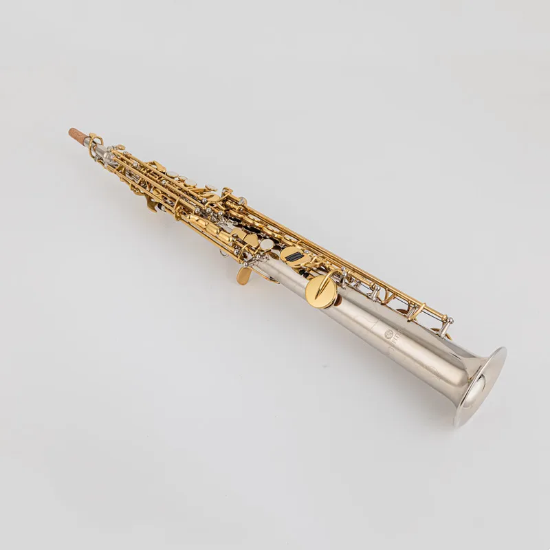 Jupiter JSS1100SG Soprano Saxophone Silvering Gold Key With Case Sax Soprano Mouthpiece Ligature Reeds Neck