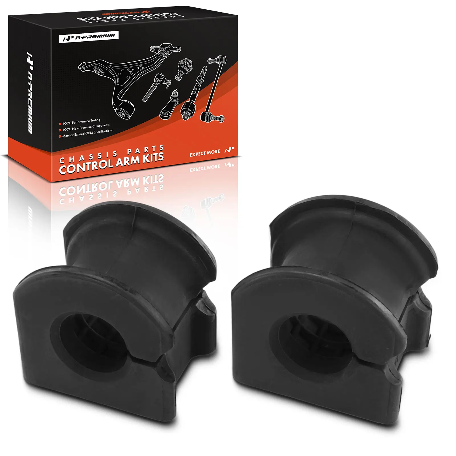 A-Premium 2x Front To Frame Sway Bar Bushing Kit for Ford Explorer 1998-2003 Ranger 1998-2011 Mazda B2300 2001-2007 B2500 B3000
