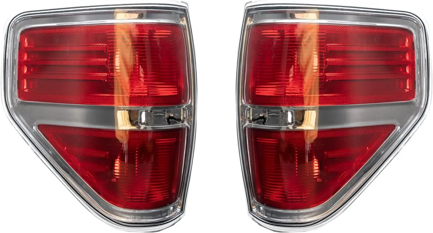 

Passenger and Driver Side Rear Tail Light Assembly Compatible With 2009-2014 Ford F150 F-150 Styleside Replace