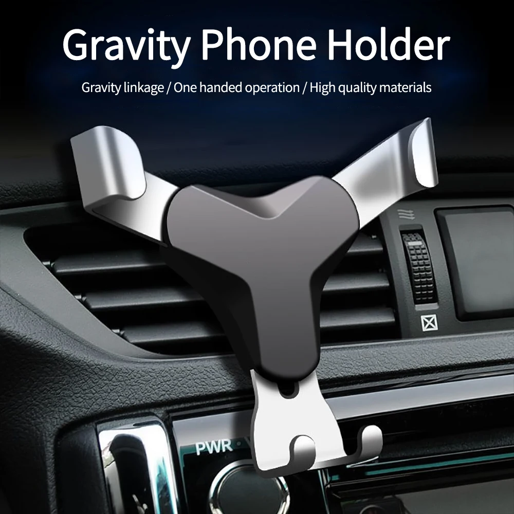 Gravity Car Phone Holder Air Vent Clip Installation Phone Holder Universal Smartphone Holder Hot Selling Cell Stand GPS Support