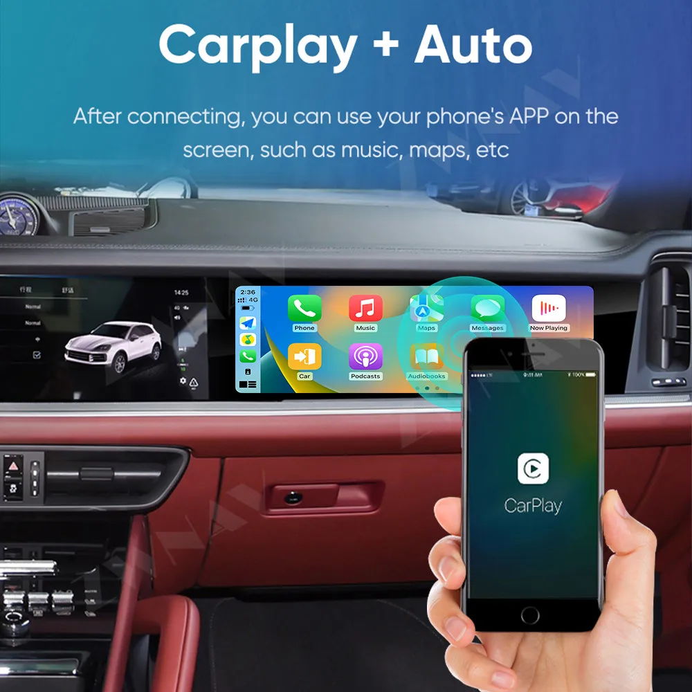 Car Co-pilot Passenger HD For Porsche Panamera 971 2017-2024 Touch Screen Android Car Multimedia Player Car Intelligent Systems