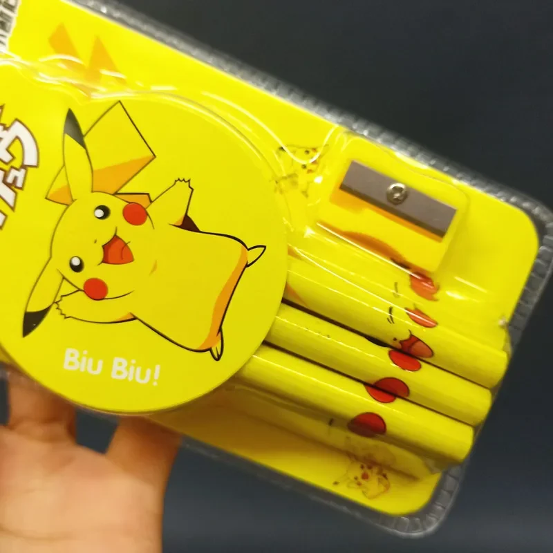 12 adet/takım Pokemon HB ahşap kurşun kalemler Anime Pikachu karikatür kalem çocuklar öğrenci kırtasiye çocuk hediye