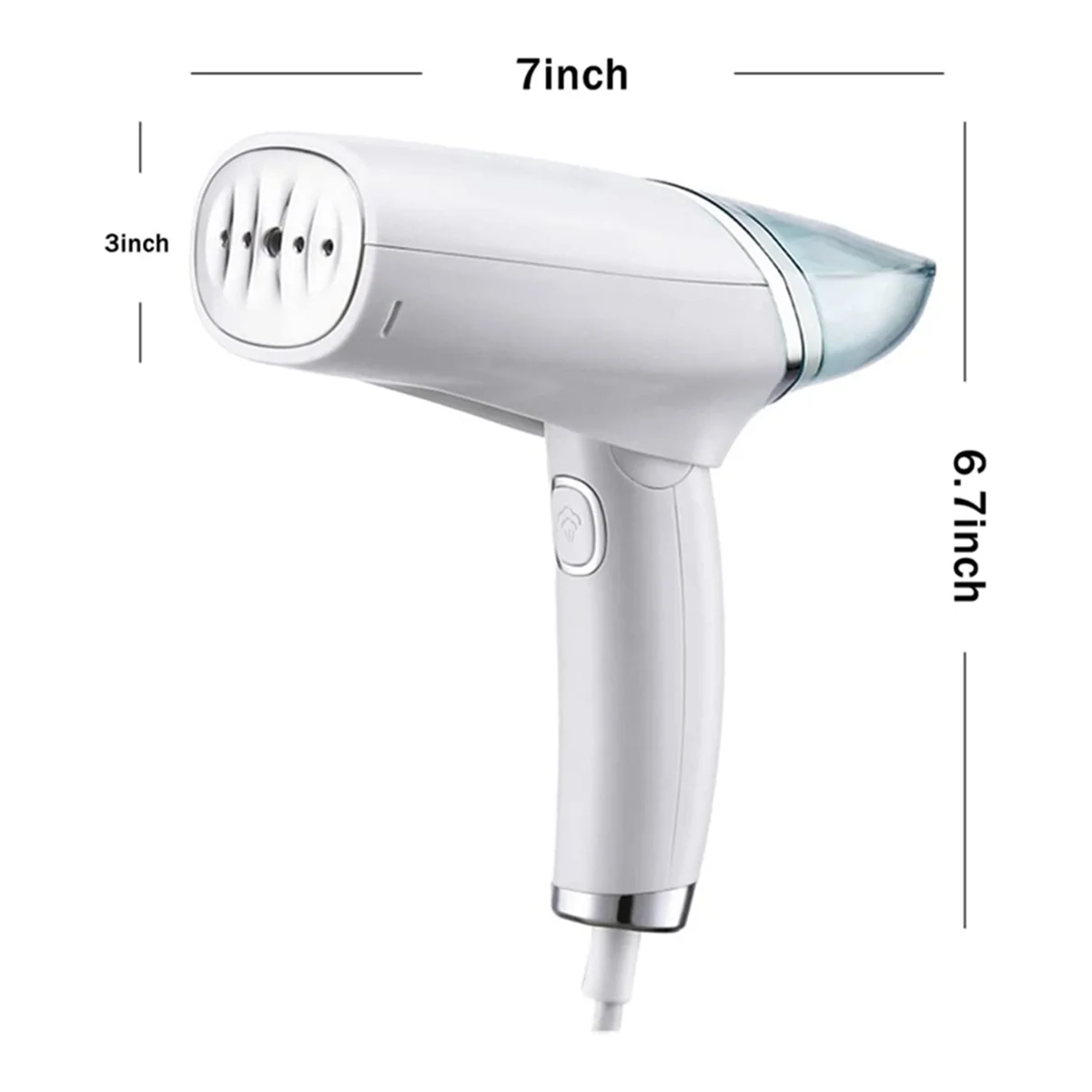 مكواة بخار محمولة للملابس، مكواة بخار قابلة للطي، سريعة، مزيل تجاعيد القماش بقوة 1000 وات، قابس الاتحاد الأوروبي