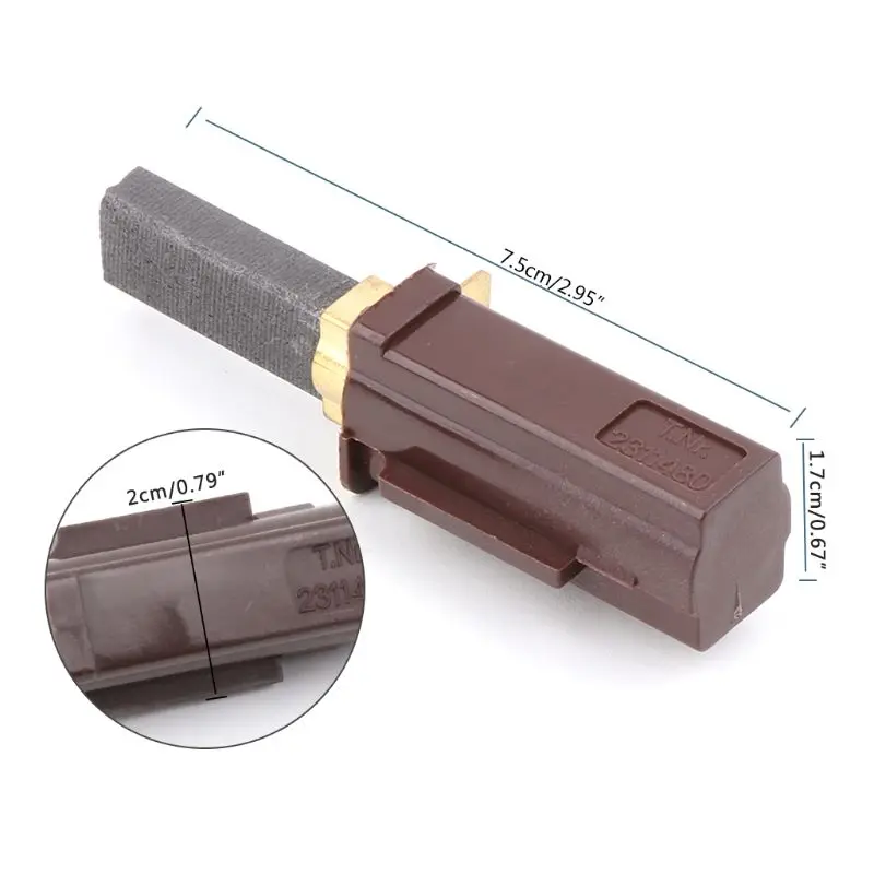 Bàn chải carbon động cơ thay thế điện cho máy hút bụi Numactic Dropship