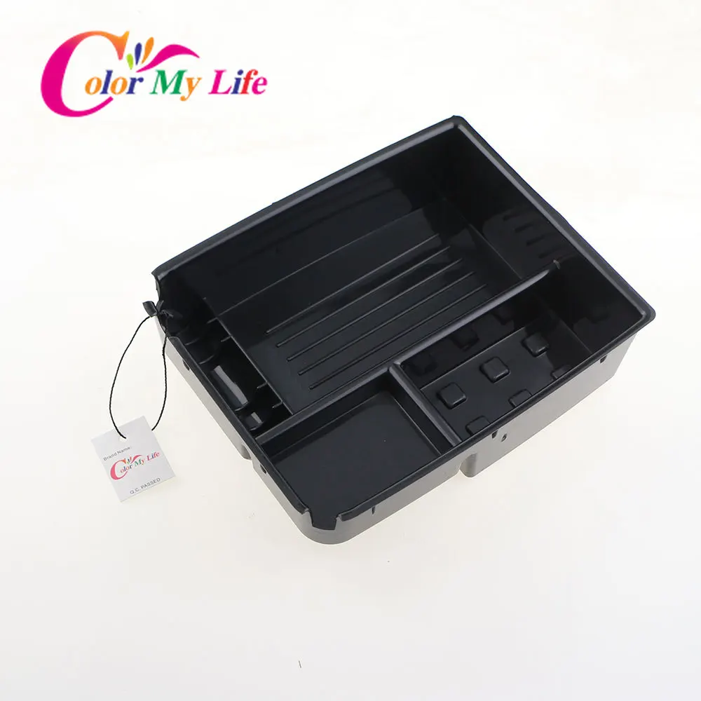 Car-Styling ABS Central Storage Armrest Decorative Box for Kia Sportage SL R 2010 2011 2012 2013 2014 Accessories