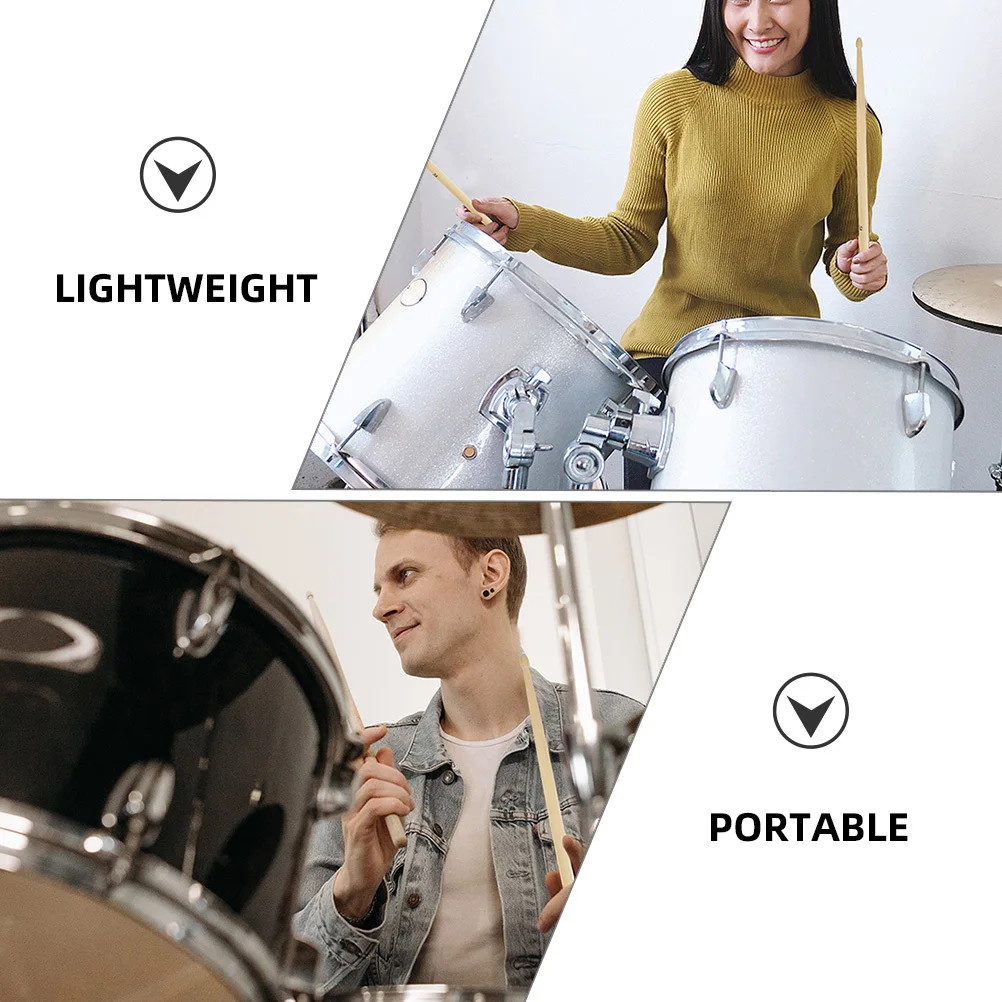 

4 Pcs Drum Sticks Marimba Drumstick Mallet Tongue Mallets Drumsticks Drumming Accessories