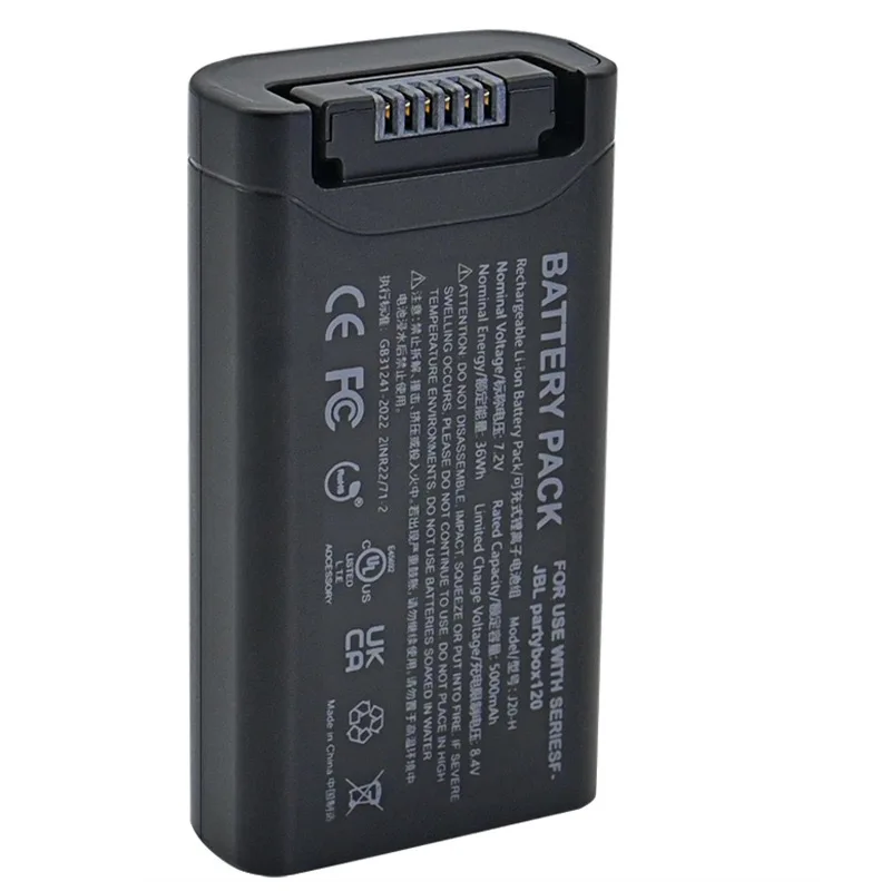 5000mAh Replacement Battery for JBL PartyBox Club 120 / PartyBox Club 130 / Encore 2 / Encore Essential 2 / On-The-Go 2 Battery