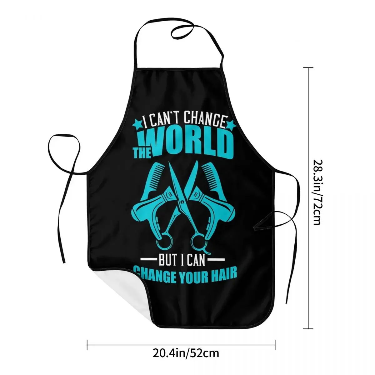 The Best Hairstylist Quotes Apron Women Men Unisex Bib Hairdresser Kitchen Cooking Tablier Cuisine Chef Baking