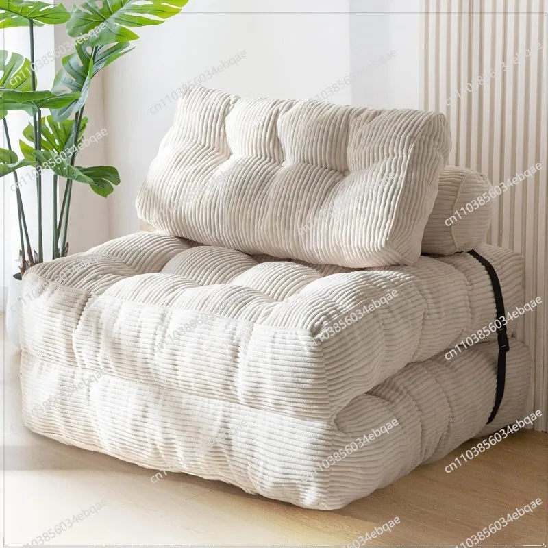 Tatami Vacuum Compression Sofa Lazy Reclining Portable Folding Comfortable Living Room Lounge Bedroom Small Apartment