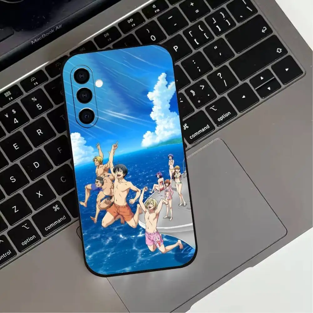 حافظة لهاتف سامسونج جالاكسي A73، A72، A71، A70، A53، A52، A51، غطاء أسود من السيليكون الناعم