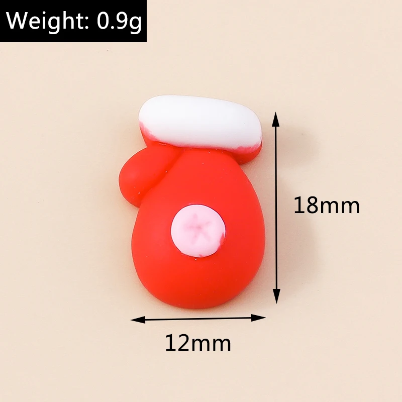 Leslie 10 Stück 22 x 19 mm niedliche Harz-Weihnachtskeks-Lebkuchenmann-Charms mit flacher Rückseite, Cabochon für DIY-Schmuckherstellung, Haarspangen – Detail 21