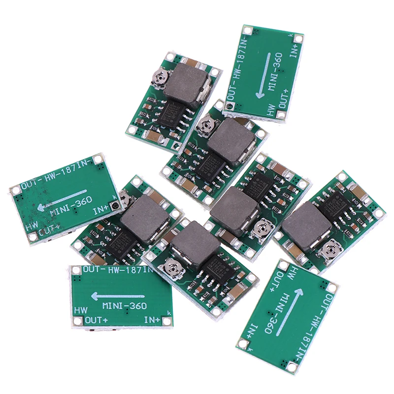 New 10Pcs mini 360 dc-dc non-isolated converter step down module