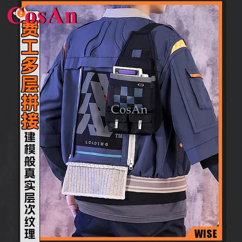 CosAn Game Zenless Zone Zero Wise Cosplay Costumes Roper Fashion Handsome Uniform Full Set Halloween Party Role Play Clothing - view 3