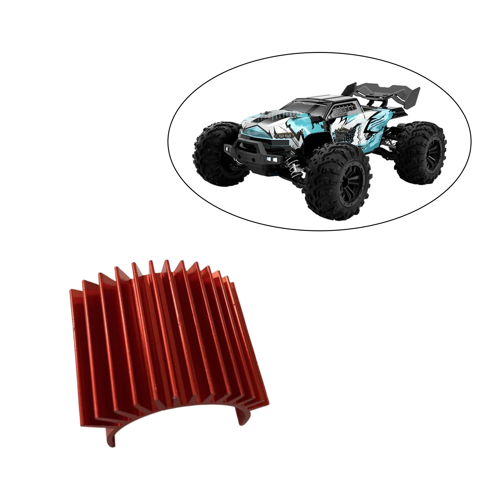 1/16 RC Car Heat Sink Modification Lightweight Professional Easy to Install Update Parts for 16101 16102 16103 16201 RC Crawler - Image 3