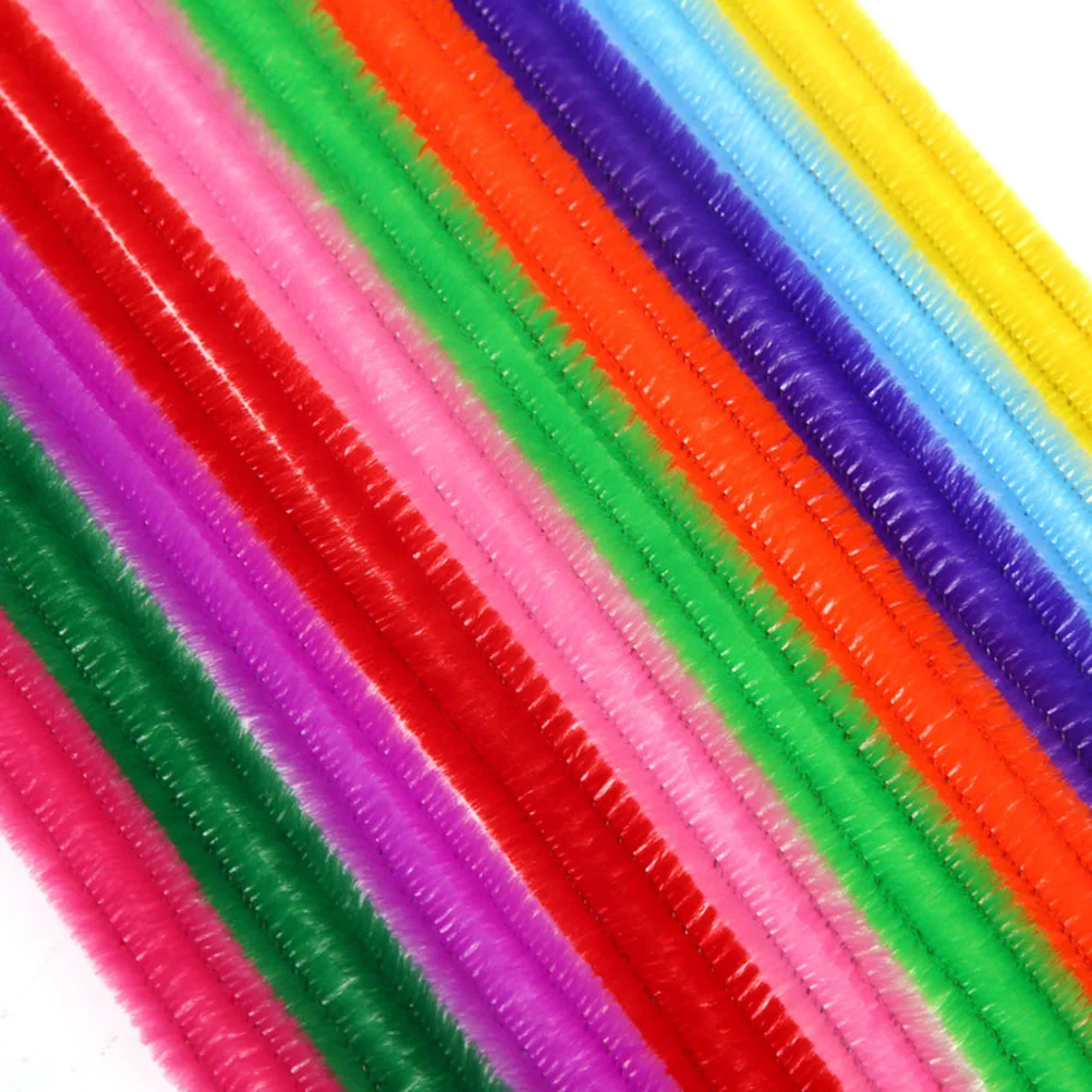 

100 Pcs Stick For Kids Sticks DIY Chenille Stems Kids Crafts Soft Material Improve Creativity Art Supplies