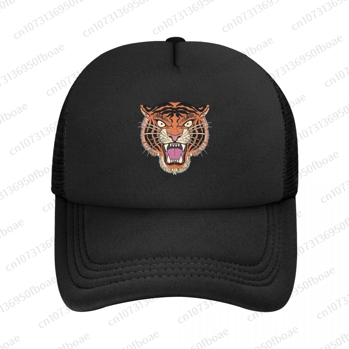 Gothic Traditional Tattoo Tiger Head Baseball Cap Women Men Classic Hiking Hat Sport Breathable Golf Hats