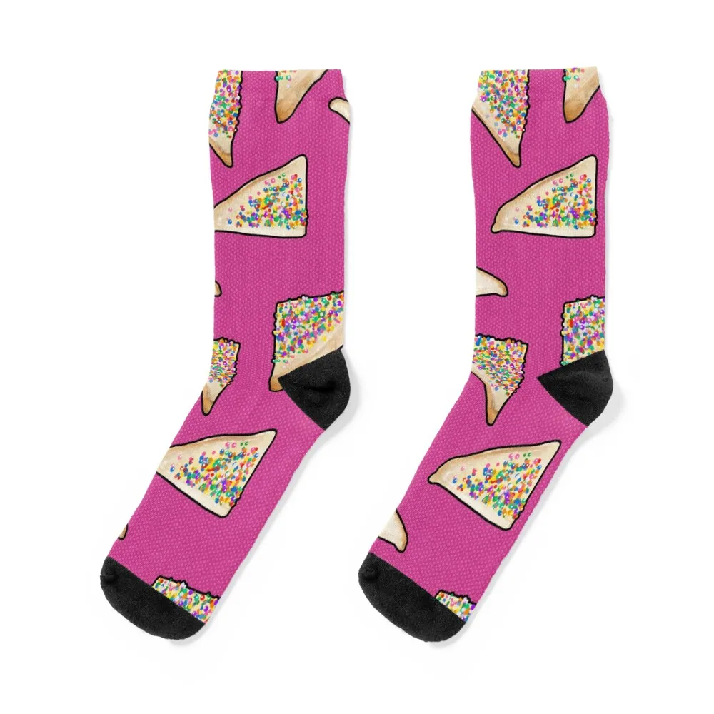 

Fairy Bread in Pink, Aussie food, 90s birthday party Socks custom floor gifts retro Girl'S Socks Men's