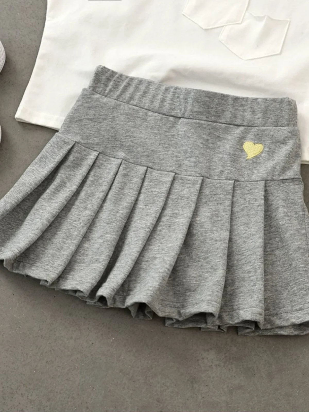 Jupe plissée longueur genou pour filles, avec pantalon Se, Anti-lumière, pour la marche, été, longueur f, jupe ort coréenne