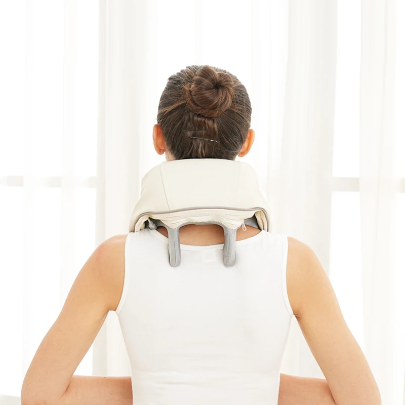 

Electric Back Neck and Shoulder Massager With Heating Factory Wholesale Neck Massager