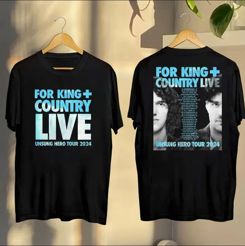 2024 For King + Country Unsung Hero Tour Shirt