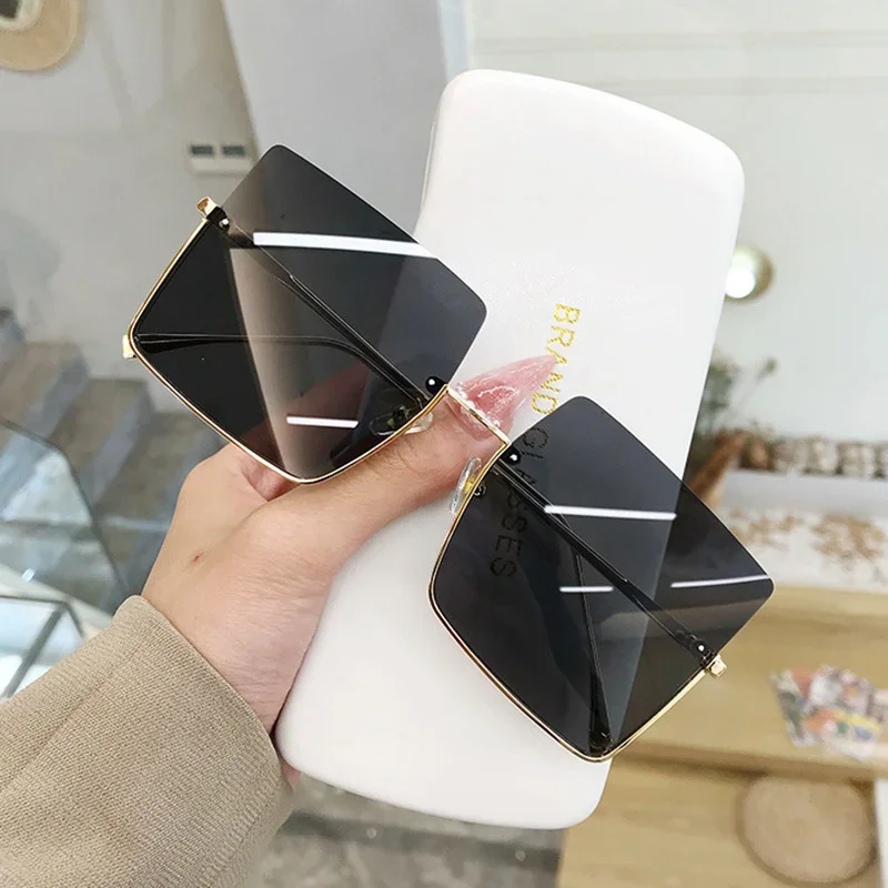 Fashion Net tiktok، نظارات شمسية، نصف صندوق معدني، نظارات مربعة، صوت نسائي. #3