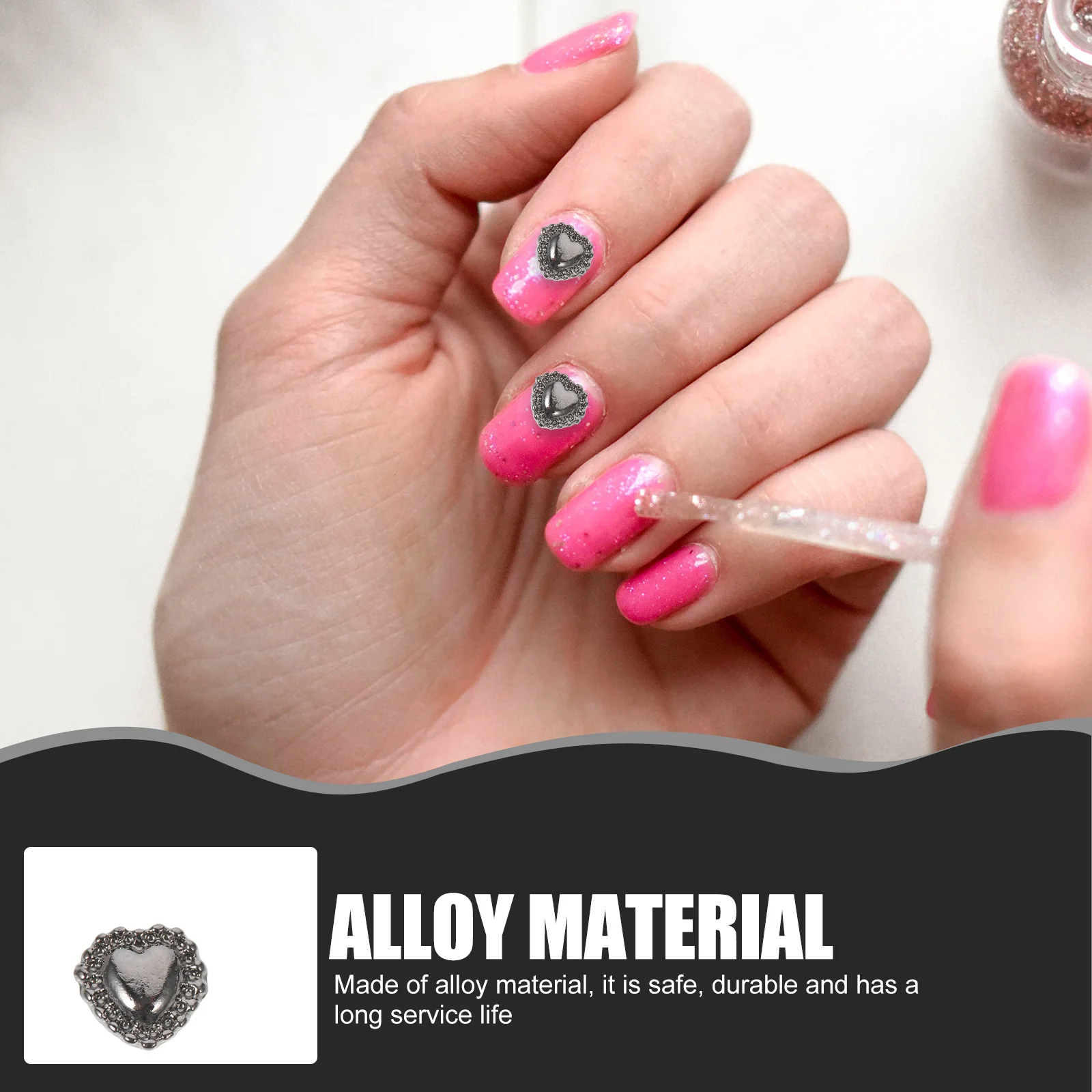 

30 шт., декор для дизайна ногтей из сплава с плоской задней частью, легко наносится для маникюра, аксессуары для рукоделия, подвески для ногтей, подвески для маникюра с крестом