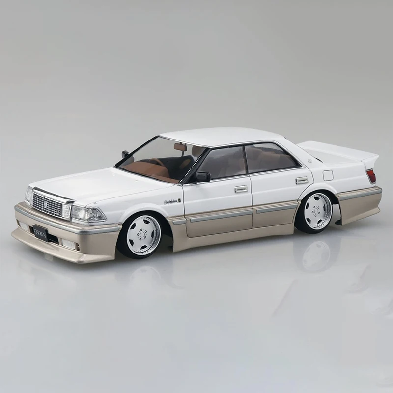 Prefabricated assembly model Aoshima-06790 1/24 For Insurance UZS131 Crown 1989 car model kit