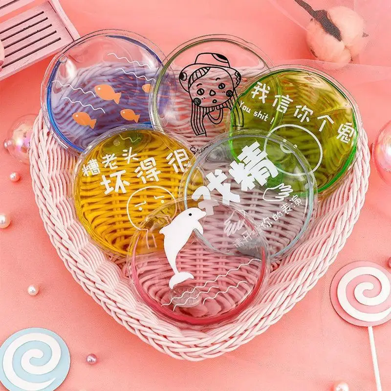 1pcs Reusable Gel Hand Warmer In Winter Cute Cartoon Mini Instant Self-heating Pack Warming Supplies for Bag Backpack Pocket