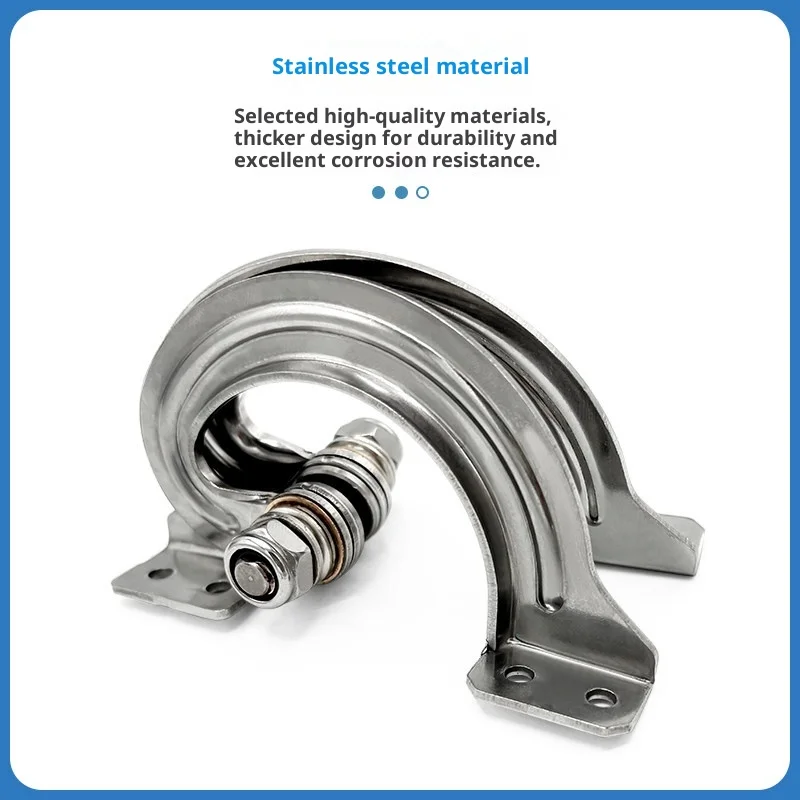 1PCS Arc Shaped Damping Hinge With Hidden Large Bend And Adjustable Stopper XG11-085 For Easy Stopping And Positioning Of Hinges