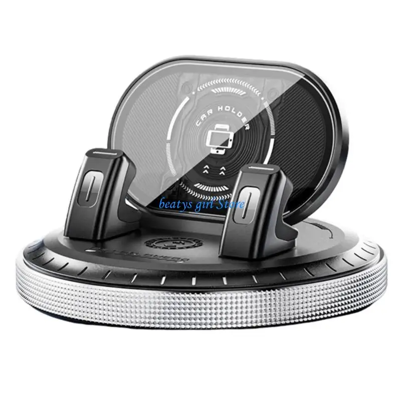 C7AB Nonslip Car Phone Stand Support Holder With Strong Adhesive Gel for Most Vehicle Holds Phones And Small Tablets Steadily